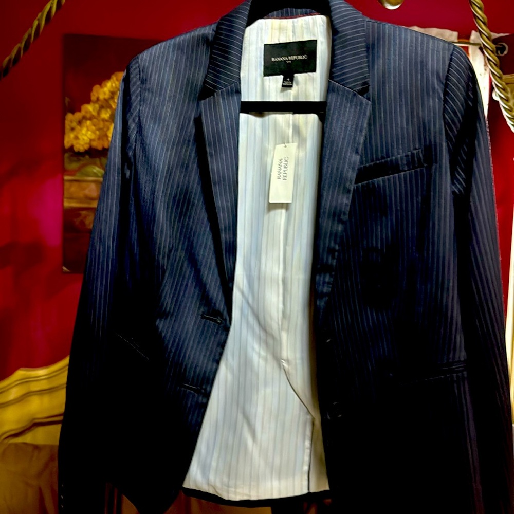 Pinstriped blazer